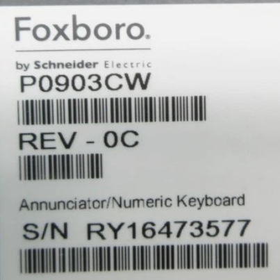 Foxboro P0903CW Annunciation Keyboard Overview