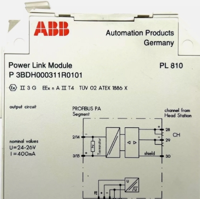 ABB PL810 Power Link Module (3BDH000311R0101)