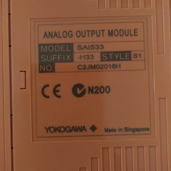 Yokogawa SAI533-H33 Current Output Module