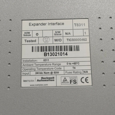 T8830 - Supplier for ICS Triplex T8311 Trusted TMR Expander Interface