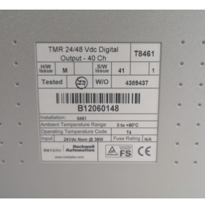 T8461 - Trusted TMR 24 Vdc Digital Output Module from ICS Triplex