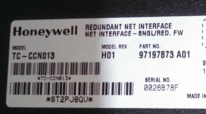 Honeywell TC-CCN013 Redundant Network Interface