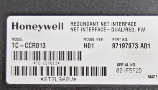 Honeywell TC-CCR013 Control Module Overview