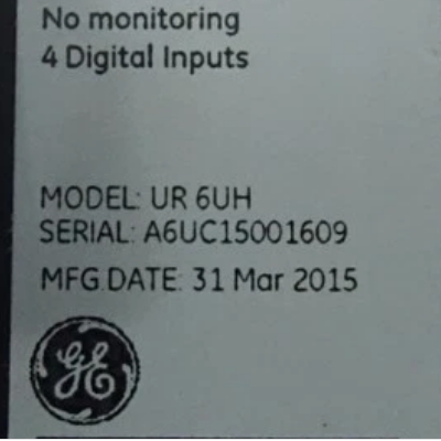 GE UR6UH Digital I/O Module Overview