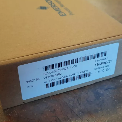 Emerson VE4003S2B2 Analog Input Cards with Termination Blocks