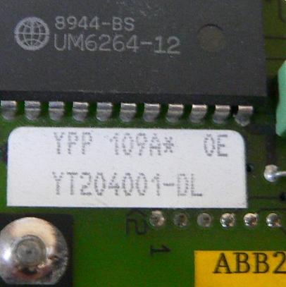 ABB YPP109A YT204001-HS Speed Control Board Overview