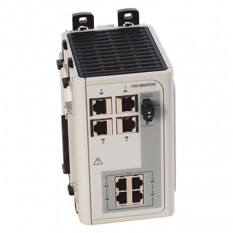 Stratix 8000 Expansion Module 1783-MX04S by Allen-Bradley with 4 SFP Ports