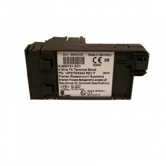 Emerson DeltaV Fused I/O Terminal Block KJ4001X1-CB1 12P0625X052