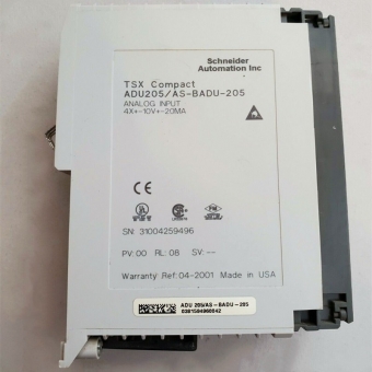 Schneider Modicon AS-BADU-206 Analog Input Module Overview
